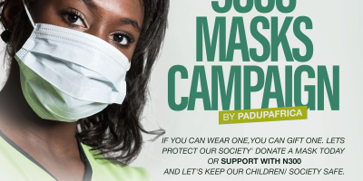Pad Up Africa Embarks on a 5000 Masks Campaign